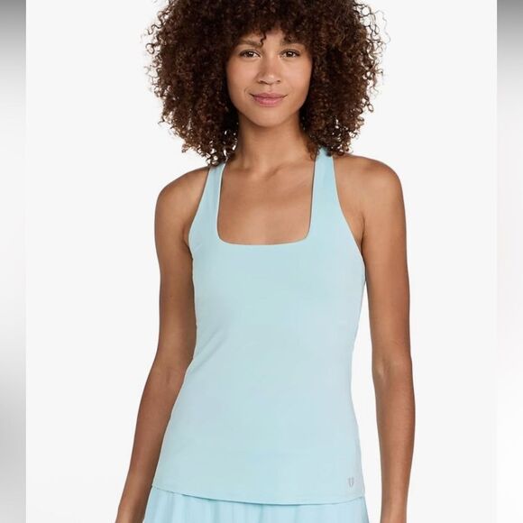 NWOT New EleVen Venus Williams Light Blue Charm Tank Top XL - Picture 1 of 9